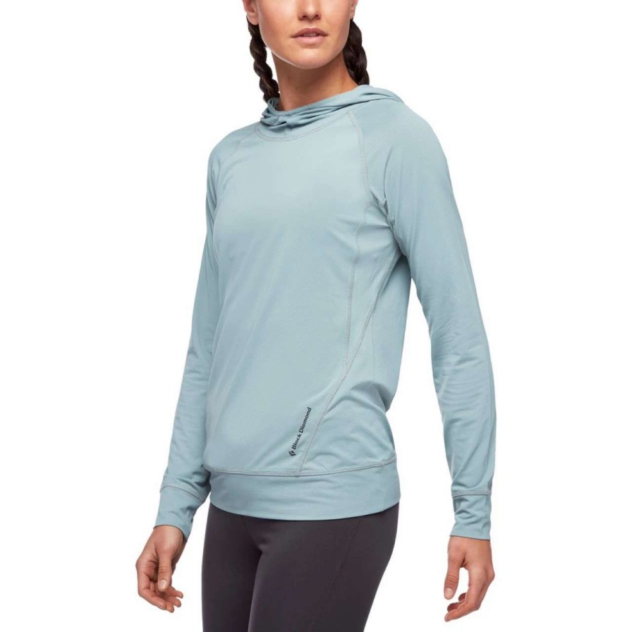 Women * | Black Diamond Alpenglow Hoody Women'S Blue Ash