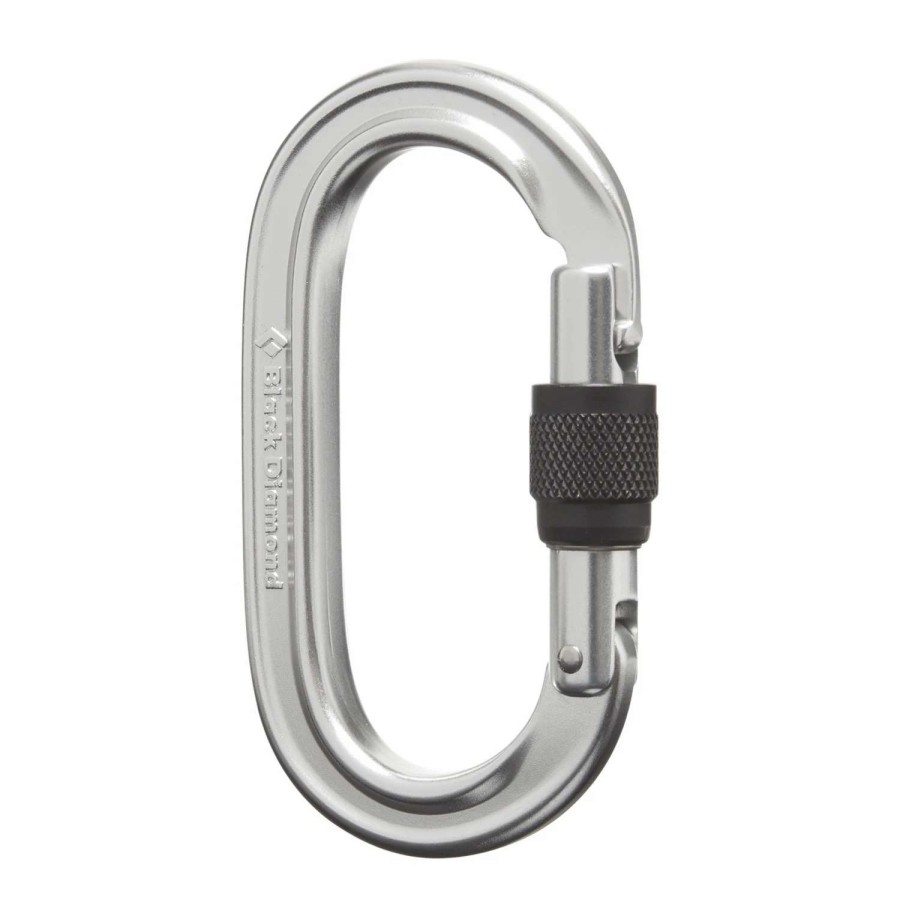 Climbing * | Diamond Oval Screwgate Carabiner