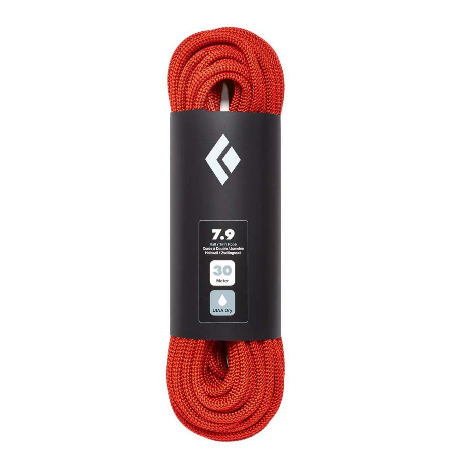 Climbing * | Black Diamond 7.9 Dry Rope 30 Meter