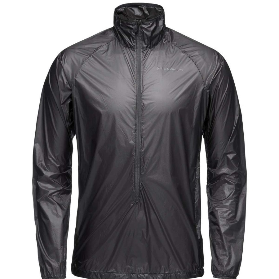 Men * | Diamond Deploy Wind Shell Men'S Black