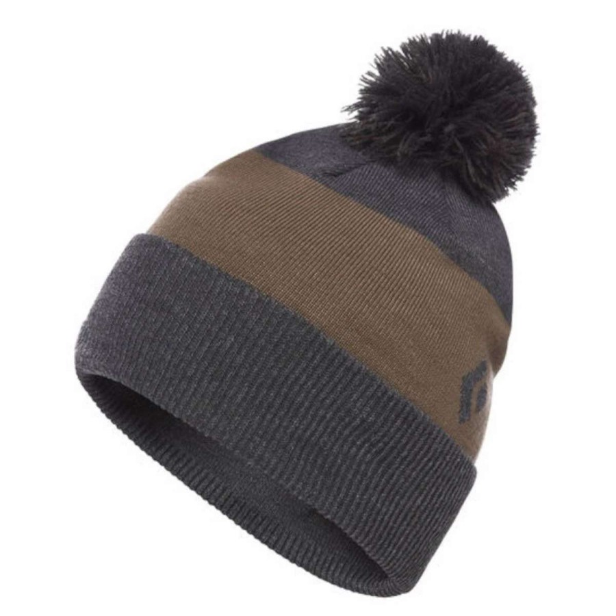 Women * | Black Diamond Pom Beanie Smoke / Walnut