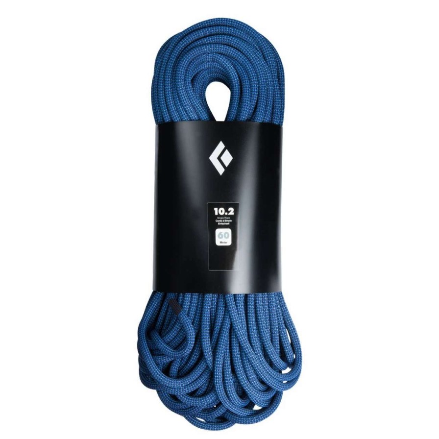 Climbing * | Black Diamond 10.2 Wall Rope Tri Blue