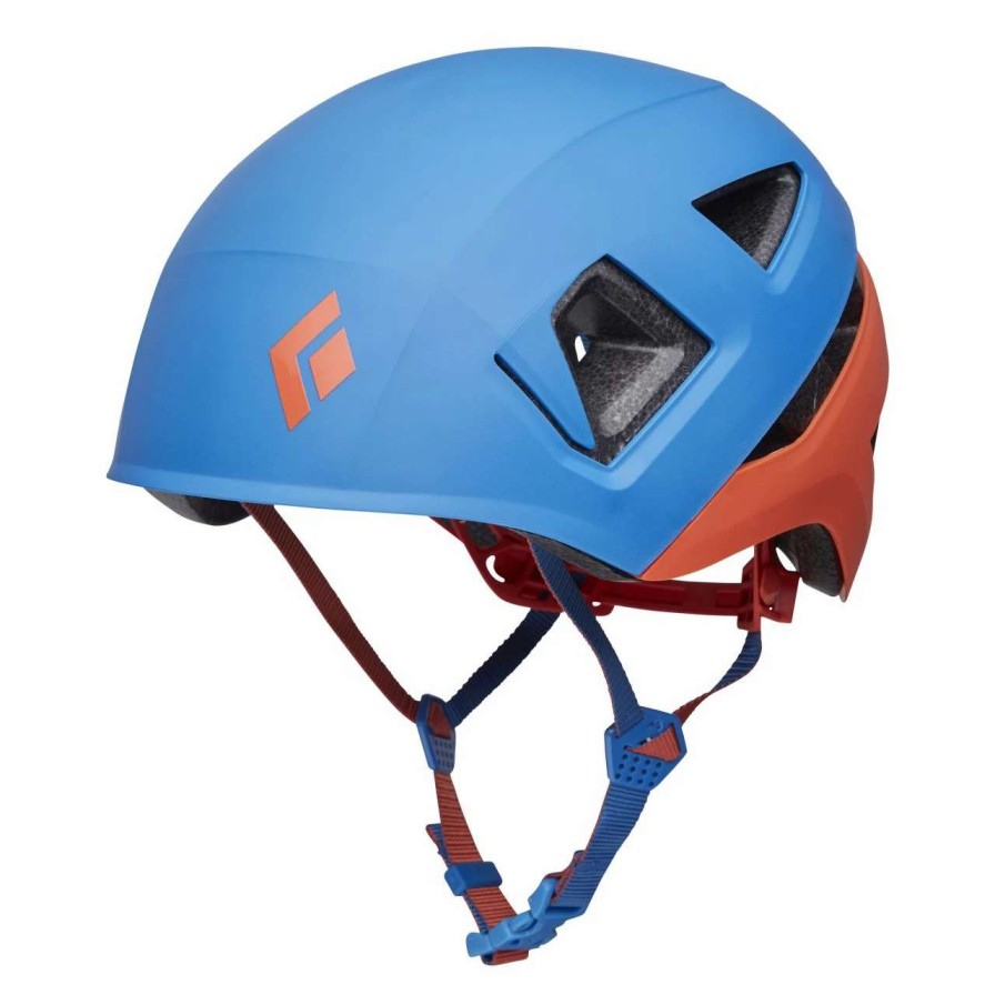 Climbing * | Black Diamond Capitan Helmet Kid'S Ultra Blue / Persimmon