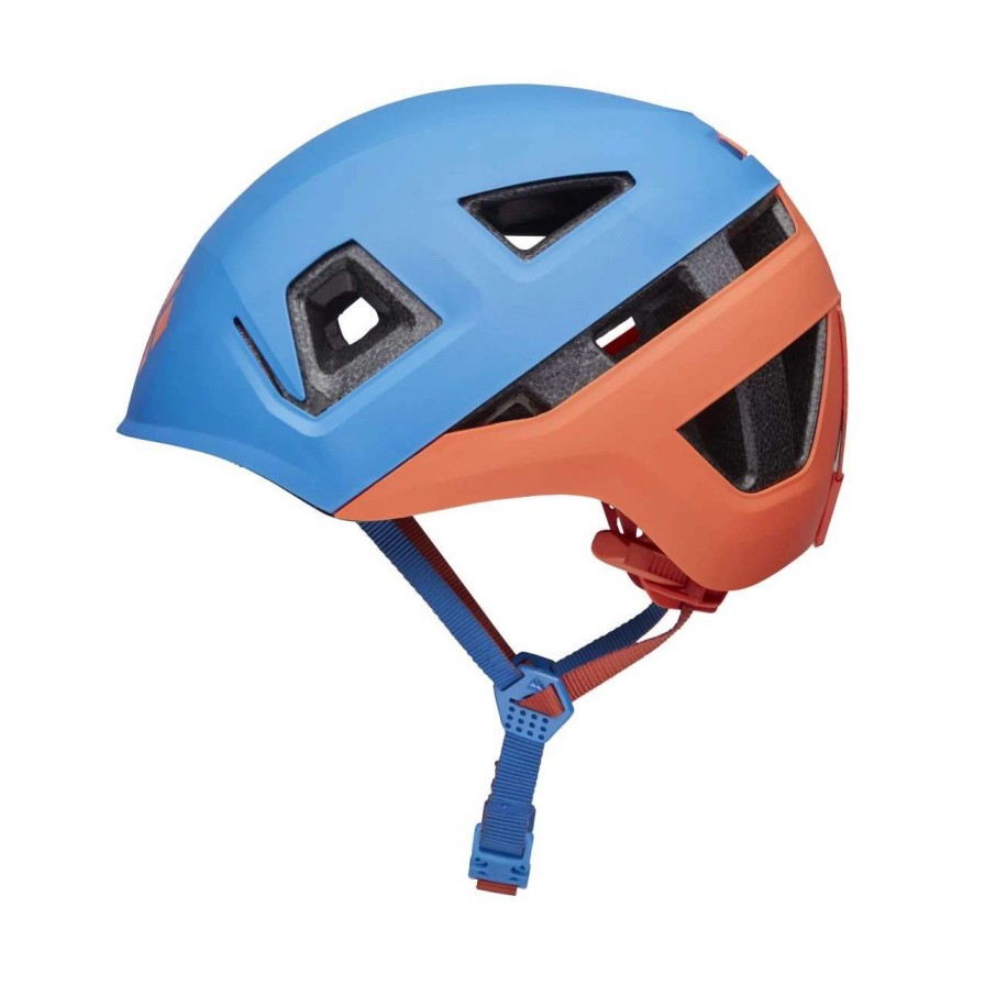 Climbing * | Black Diamond Capitan Helmet Kid'S Ultra Blue / Persimmon